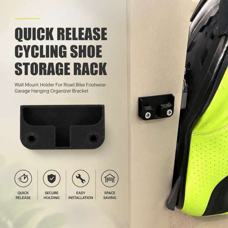 Cycling Gear Wall Organizer - Supporto per Scarpe da Bici da