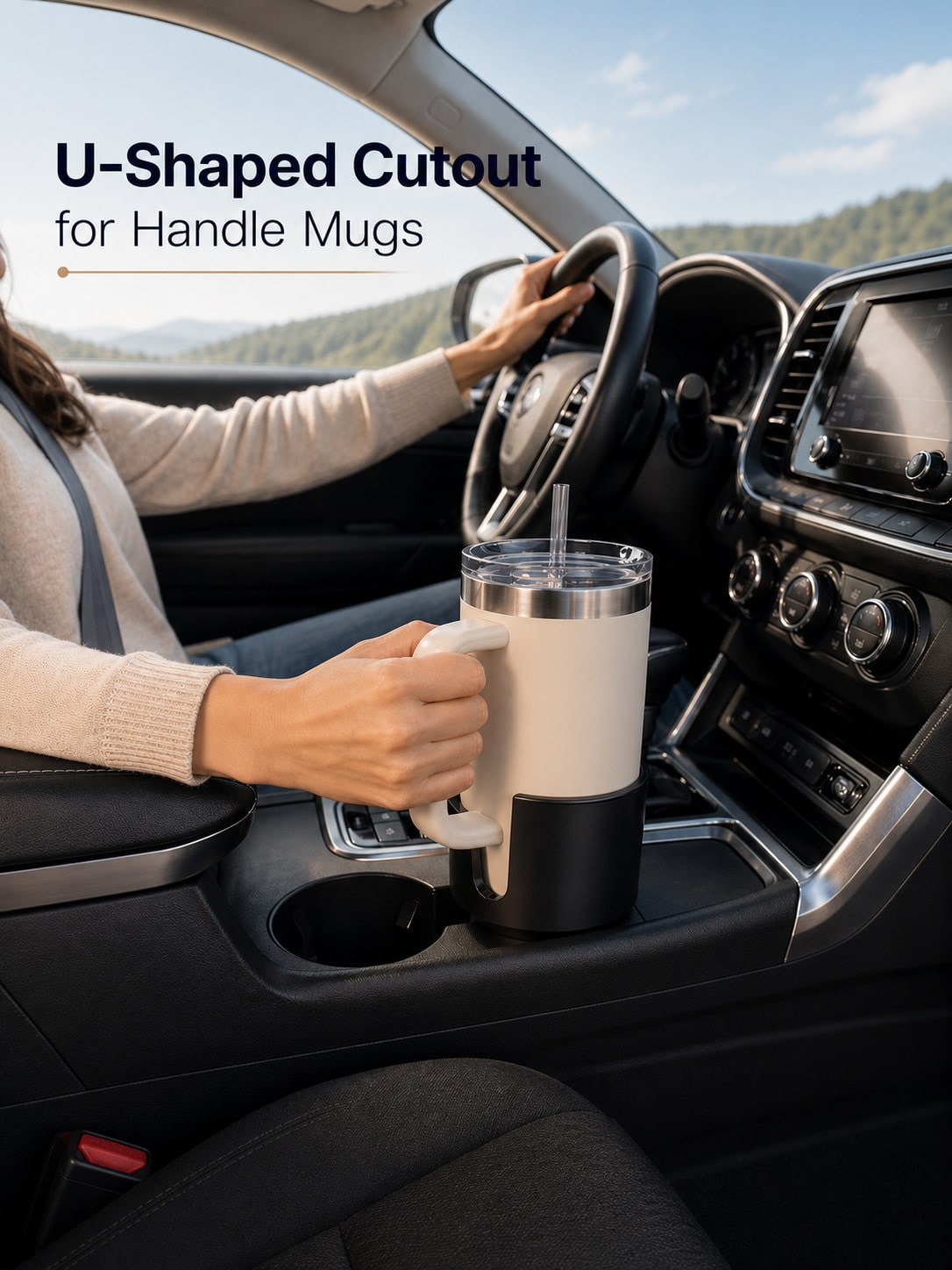 Water Bottle Holder - Adattatore Espansore per Portabicchieri Auto per