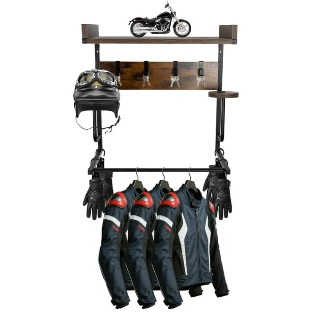 Cycling Gear Wall Organizer - Supporto per Casco da Moto con