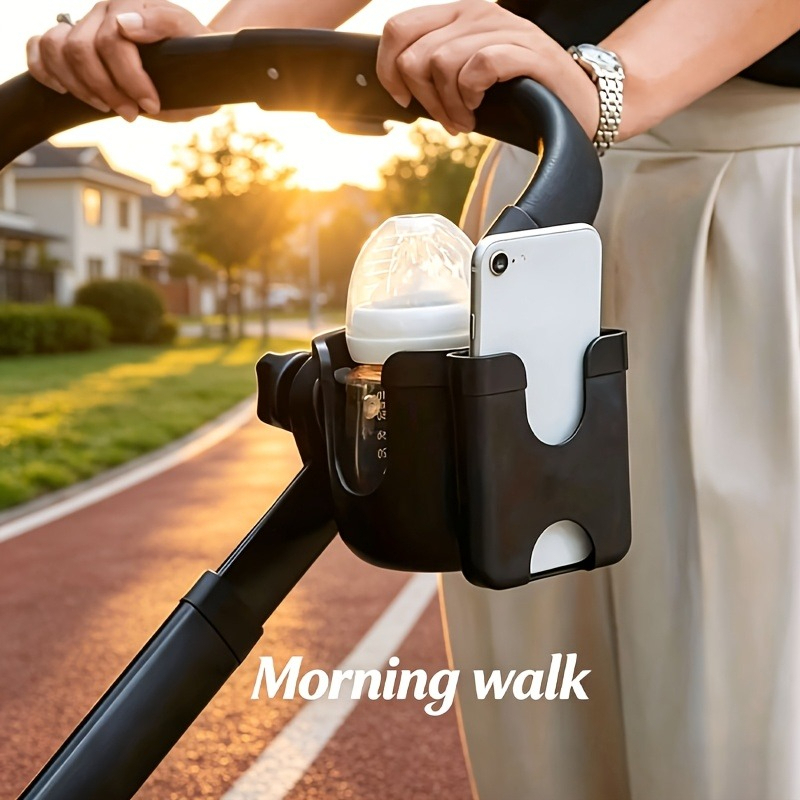 Water Bottle Holder - Portabicchieri universale 2-in-1 per passeggino con