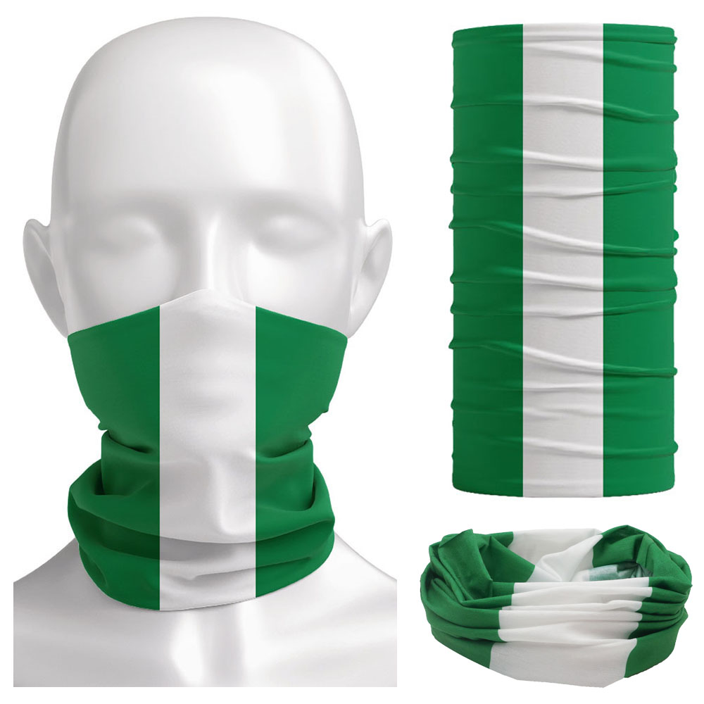 Cycling Gear For Men - Bandanna con bandiera della Nigeria Ghetta