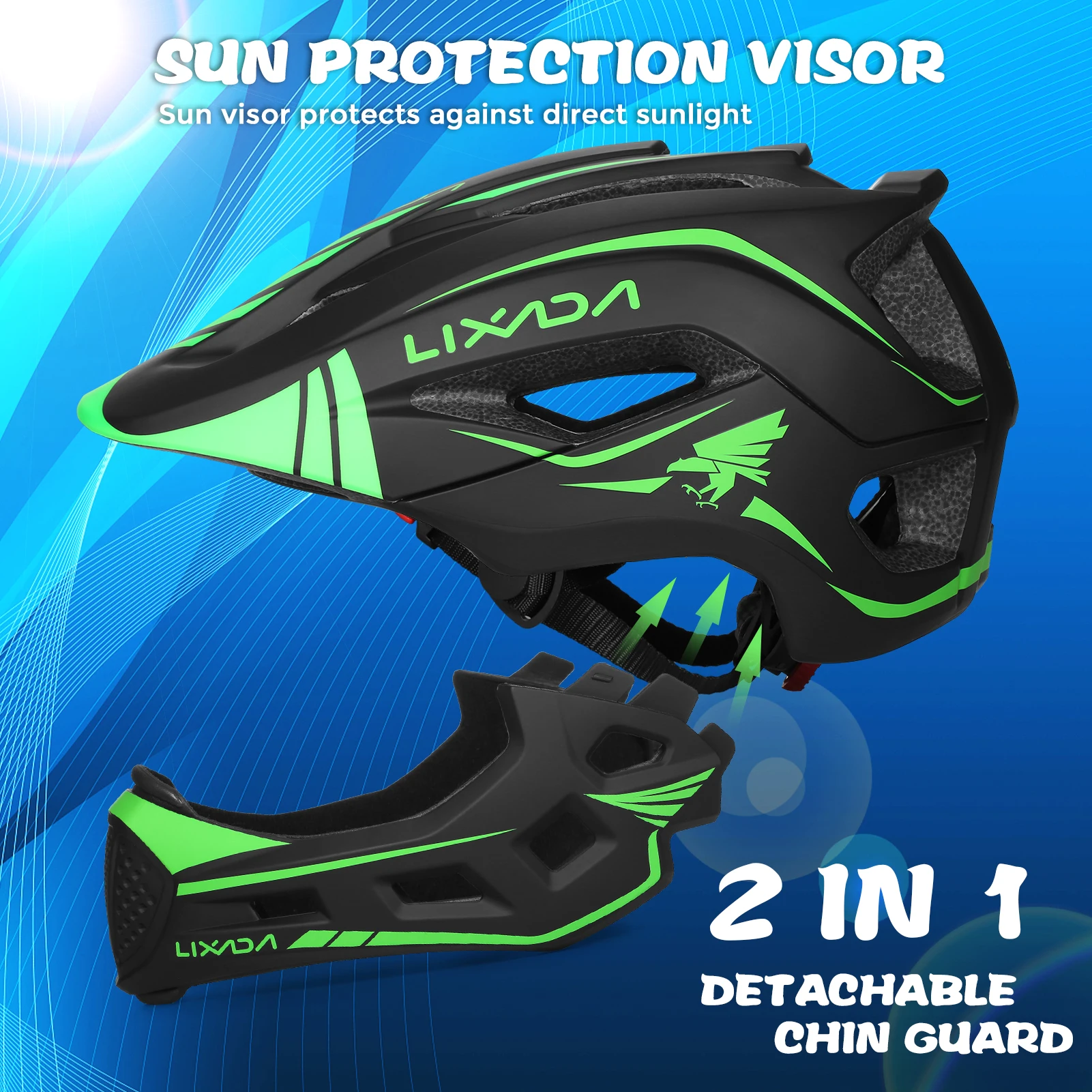 Lixada Casco integrale staccab - Cycling Gear For Large Men recensione e prezzo