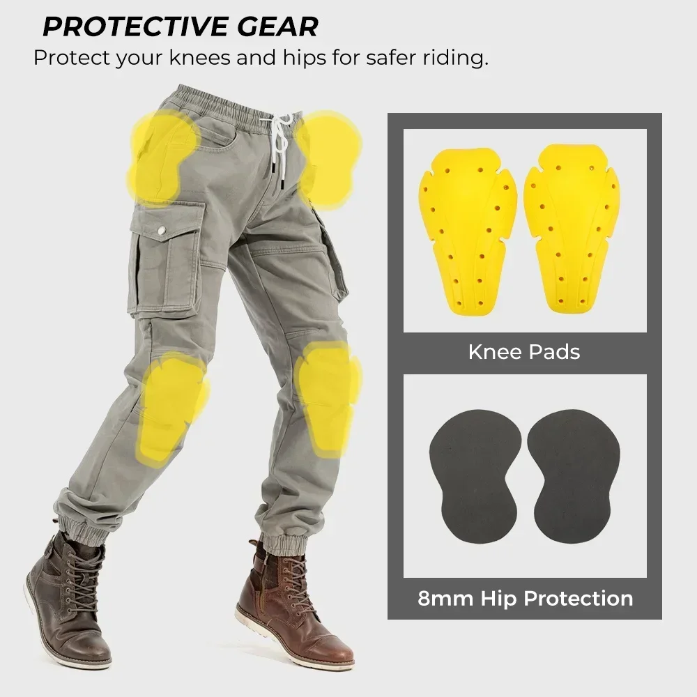 Pantaloni da moto da uomo con  - Cycling Gear For Large Men recensione e prezzo