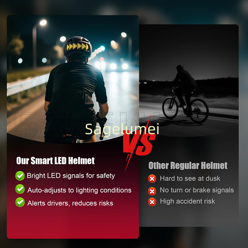 Fanali posteriori con display  - Aero Cycling Helmet recensione e prezzo