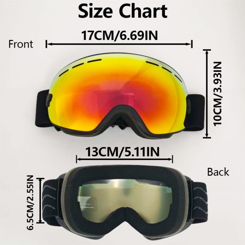 Occhiali da Sci con Ampia Vent - Cycling Gear For Large Men recensione e prezzo